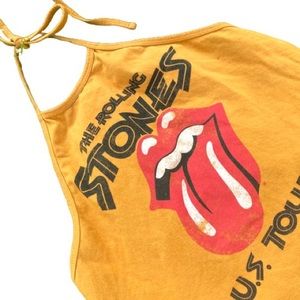 the rolling stones cropped halter